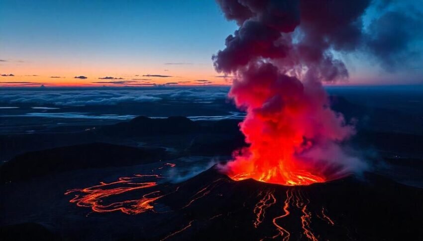 Iceland, Sundhnúkur Volcano Eruption

